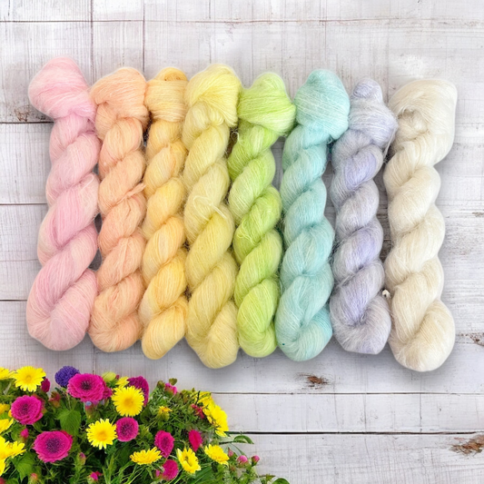 Macaron Tea Party  - Single Skeins - 20g and 50g - Spring Pre-Order