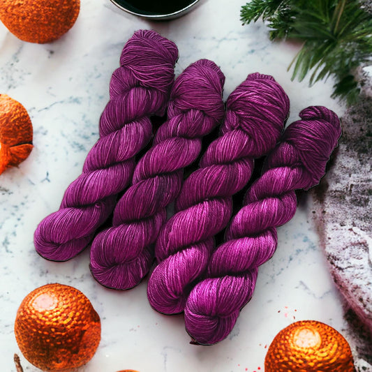 Mulled Wine hand dyed yarn, 4ply, sock, fingering, DK, aran, Chunky yarn, Autumn Yarn, fall yarn, tweed yarn, cosy